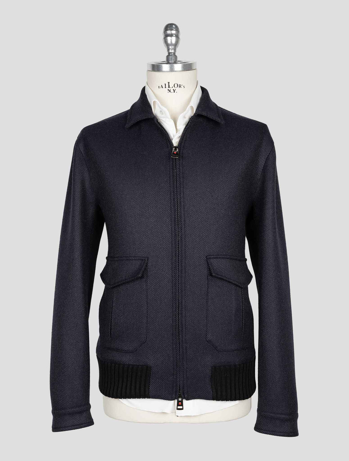 Kired Blue  Wool Cashmere  Coat 1