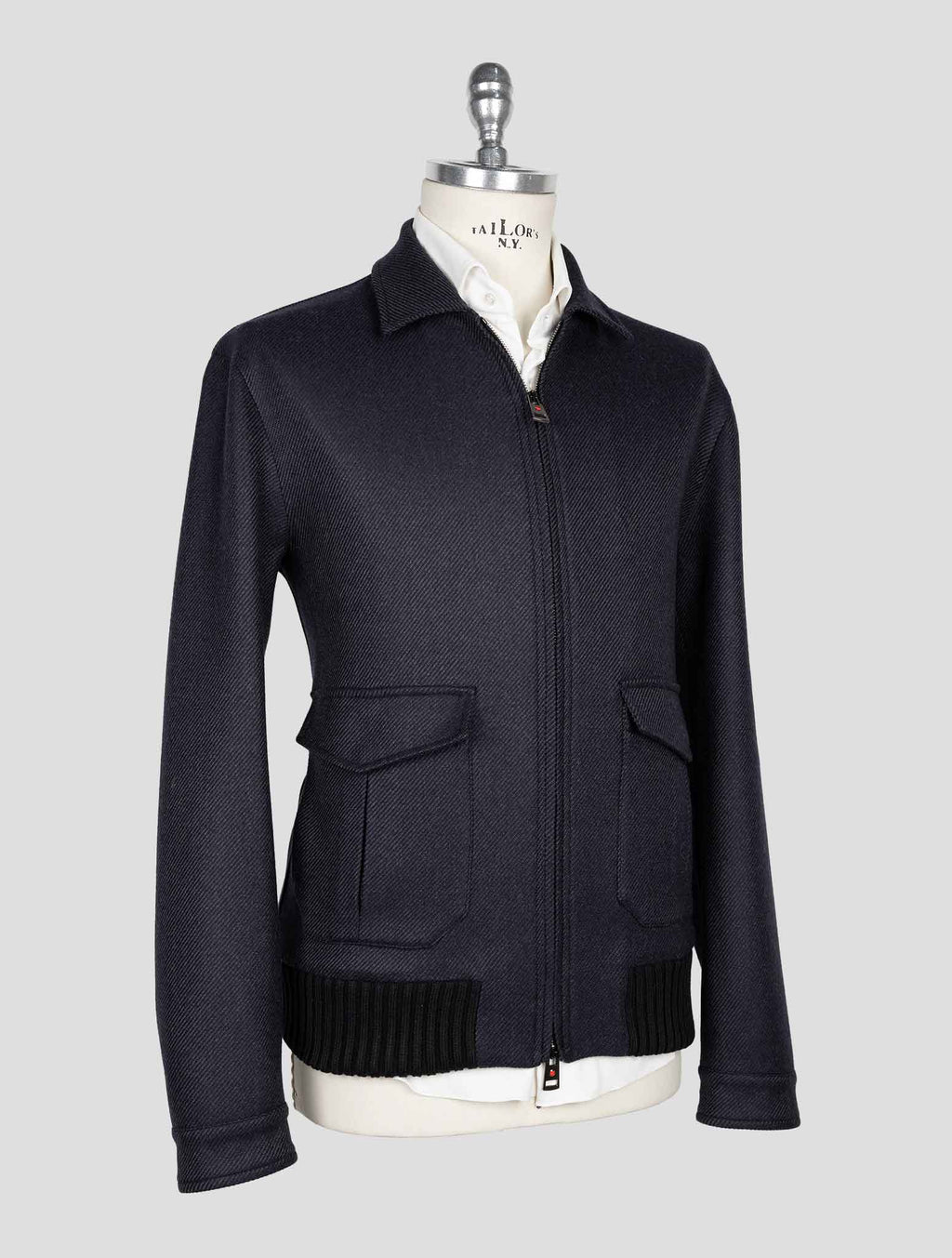 Kired Blue  Wool Cashmere  Coat 2