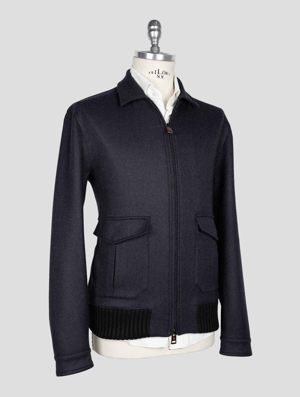 Kired Blue  Wool Cashmere  Coat 2