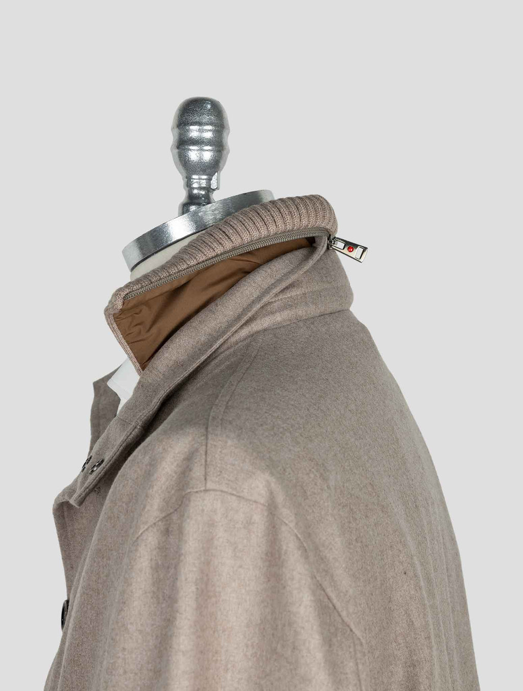 Kired Taupe Cashmere  Pa Ea Coat 4