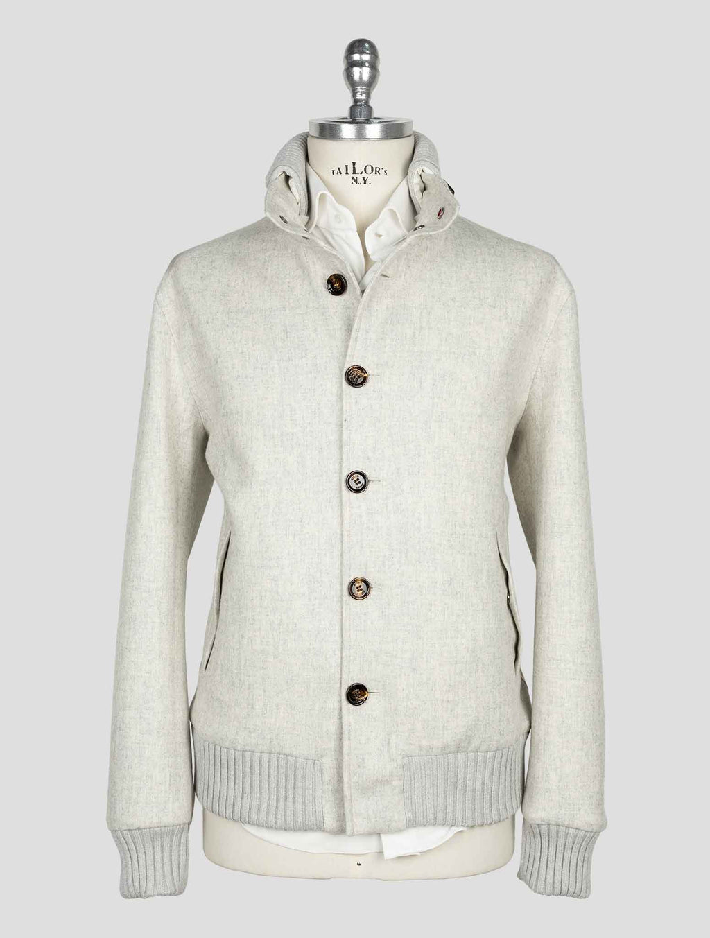 Kired Gray  Wool Pa Pl  Coat 1