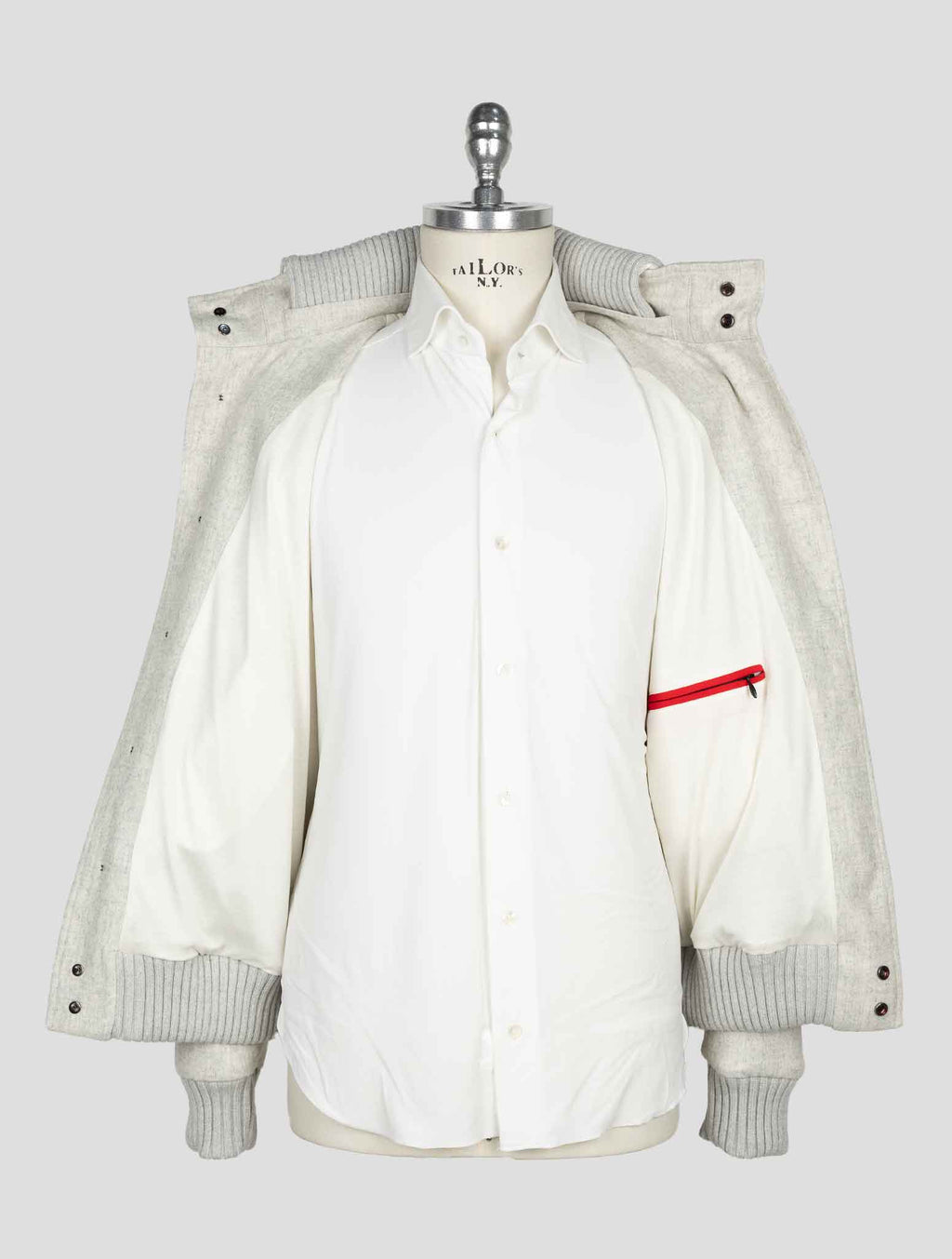 Kired Gray  Wool Pa Pl  Coat 5