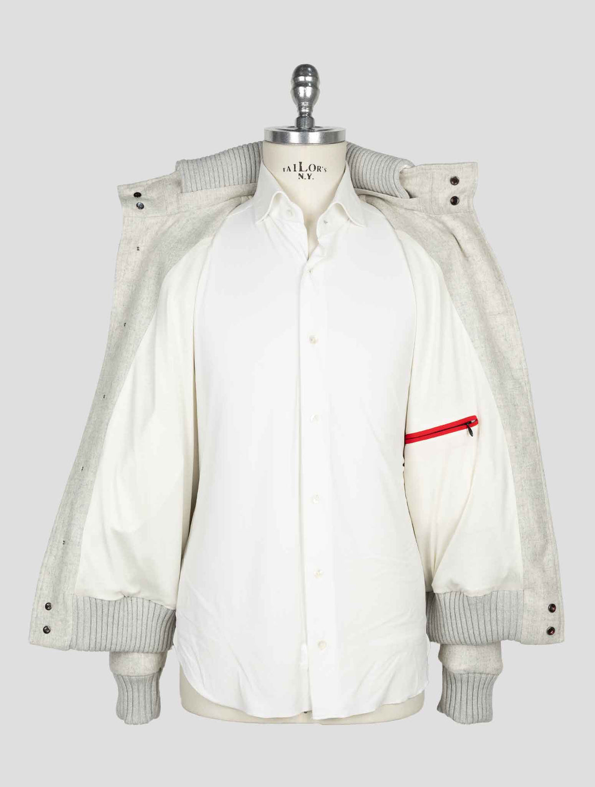 Kired Gray  Wool Pa Pl  Coat 5
