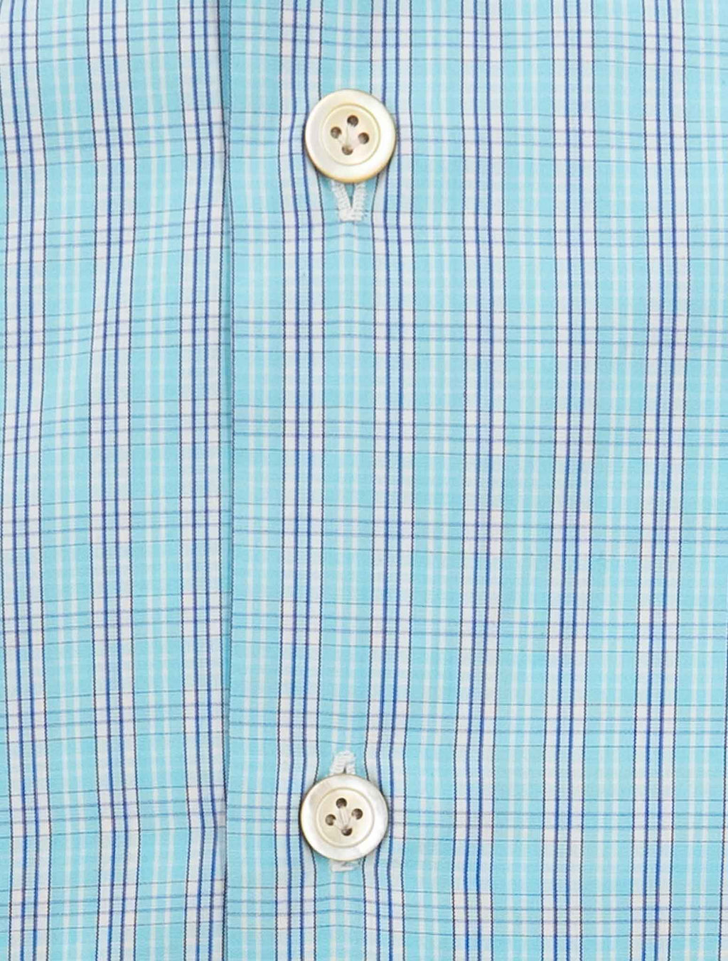 Kiton Light Blue White Cotton Shirt 3