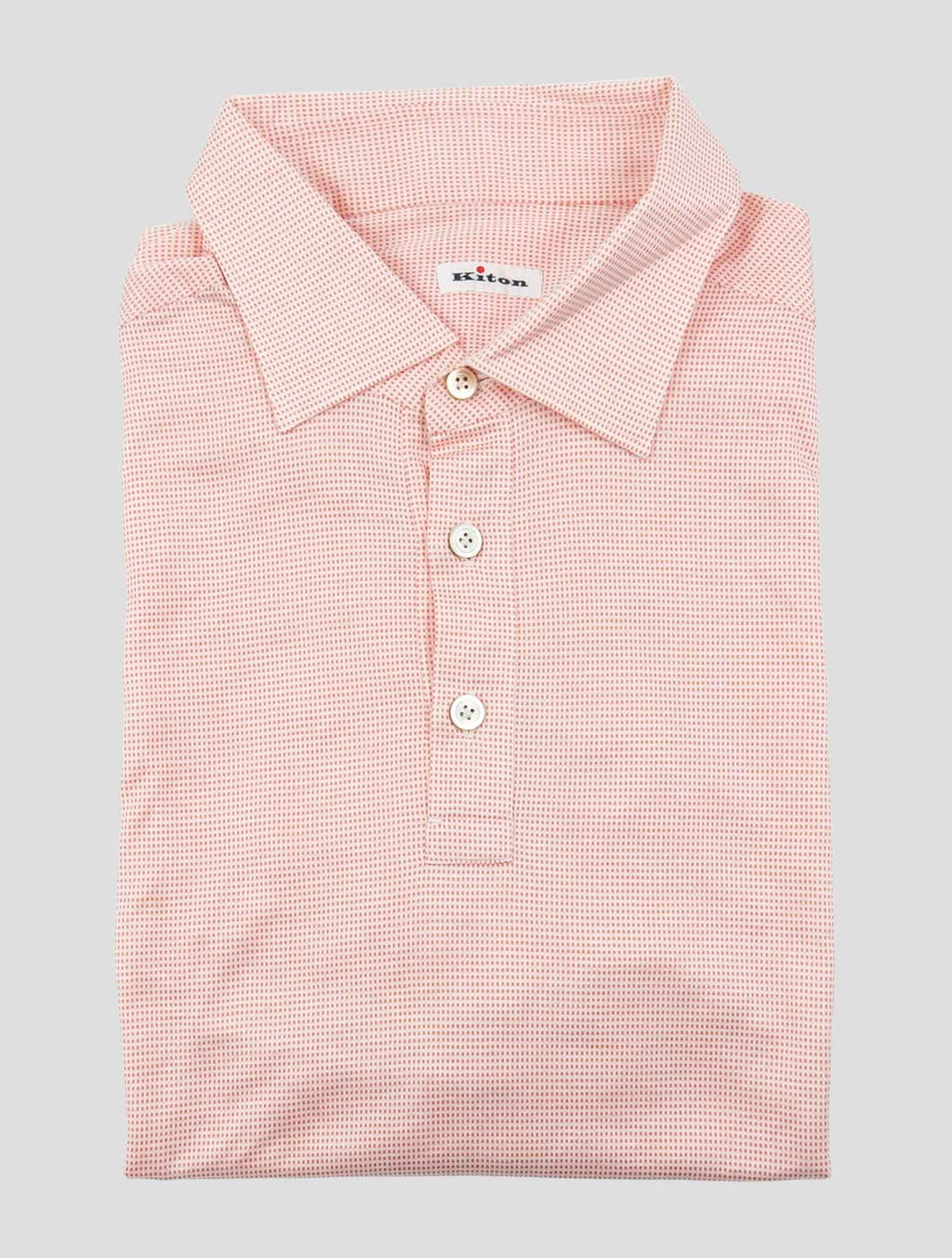 Kiton Pink Cotton Polo 1