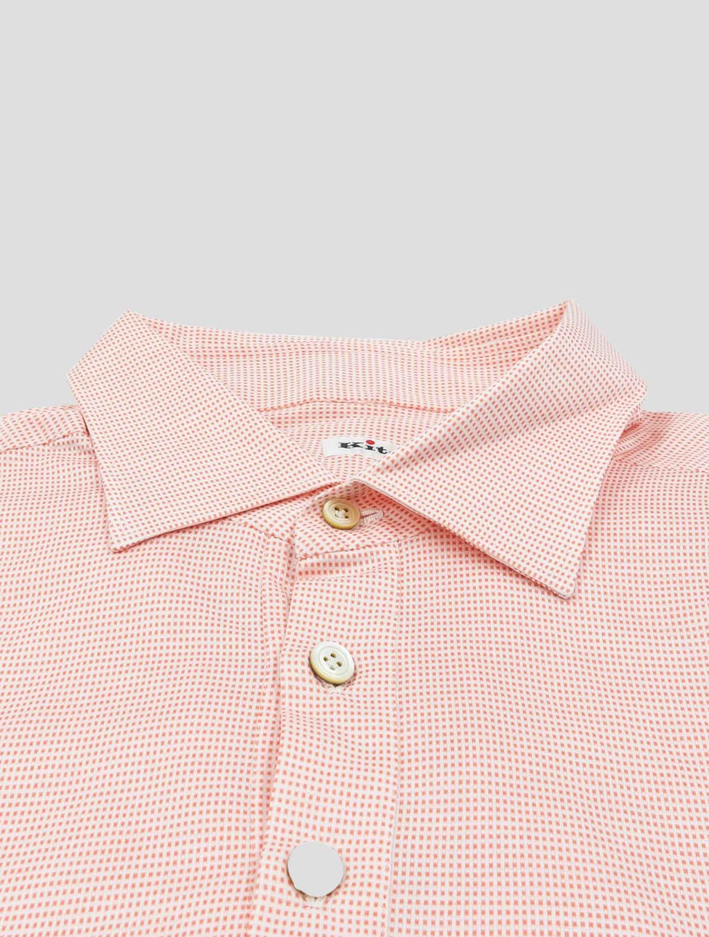 Kiton Pink Cotton Polo 2
