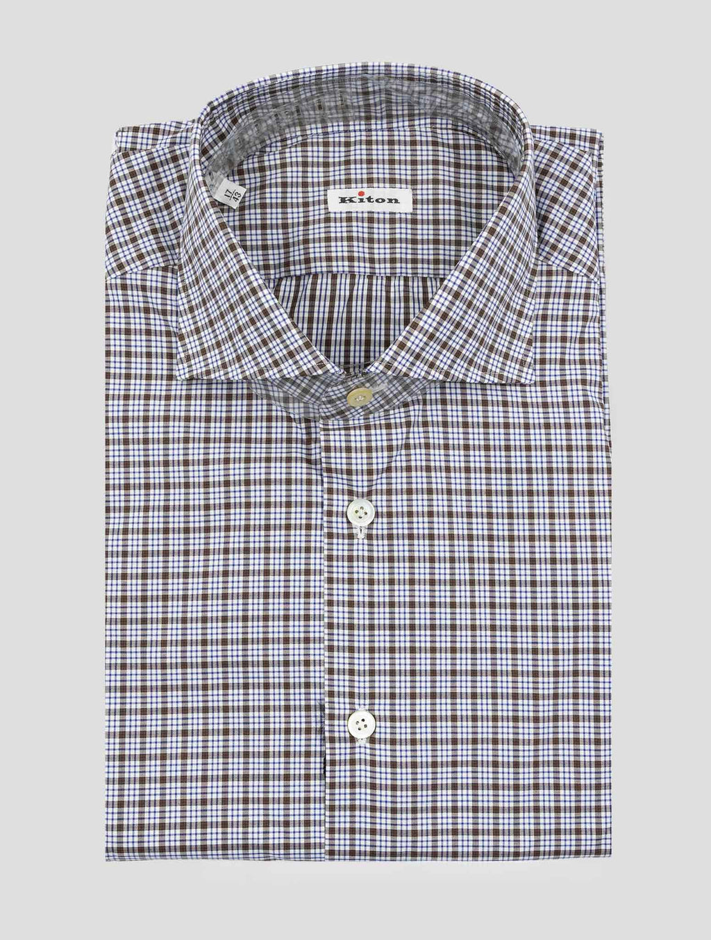 Kiton Multicolor Cotton Shirt 1