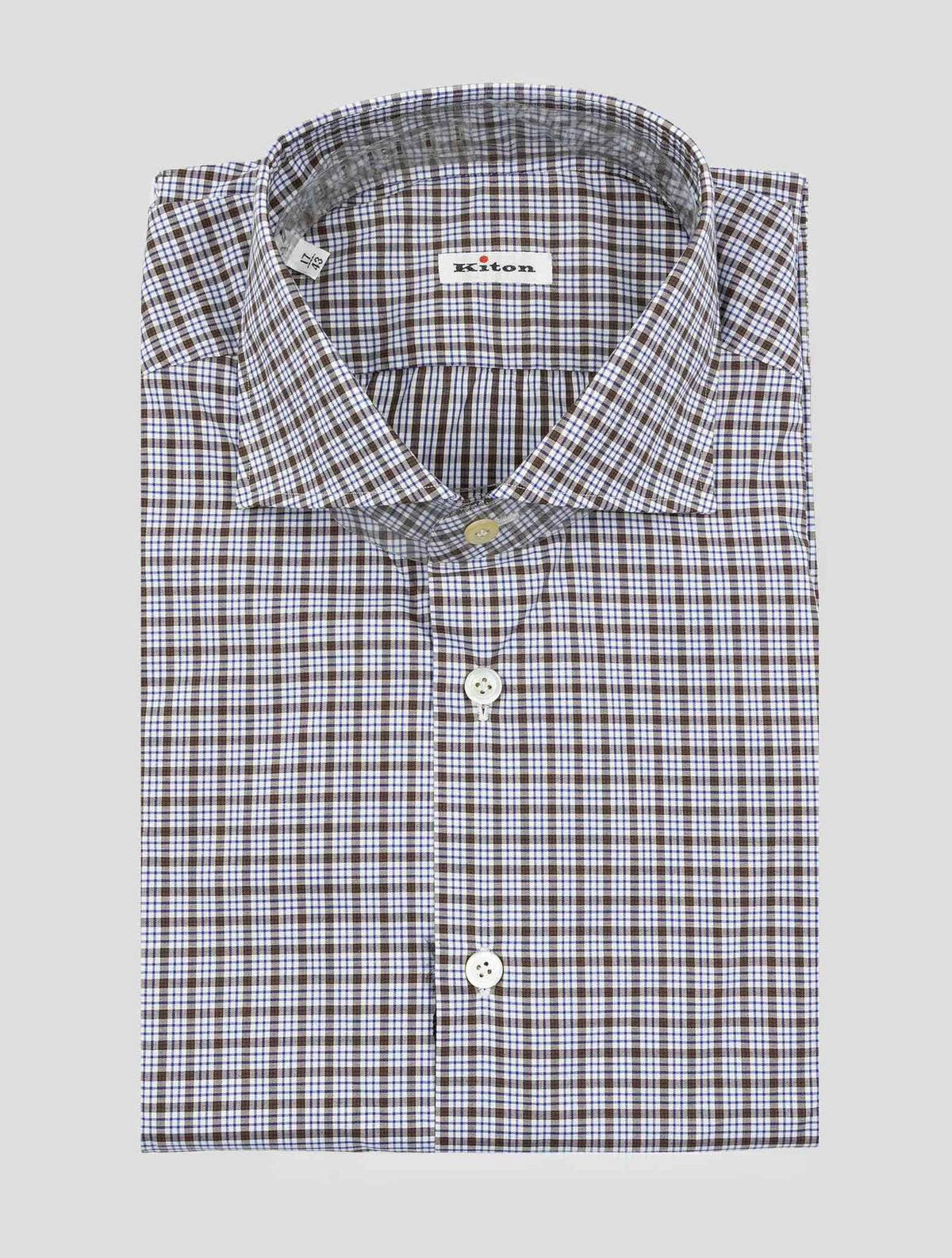 Kiton Multicolor Cotton Shirt 1