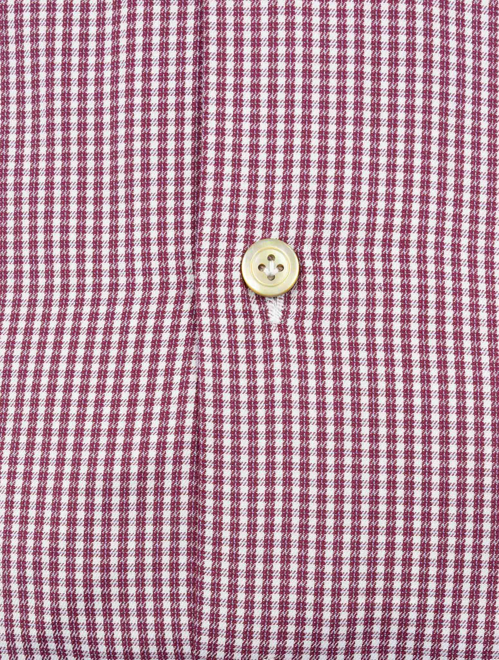 Kiton Red White Cotton Shirt 3