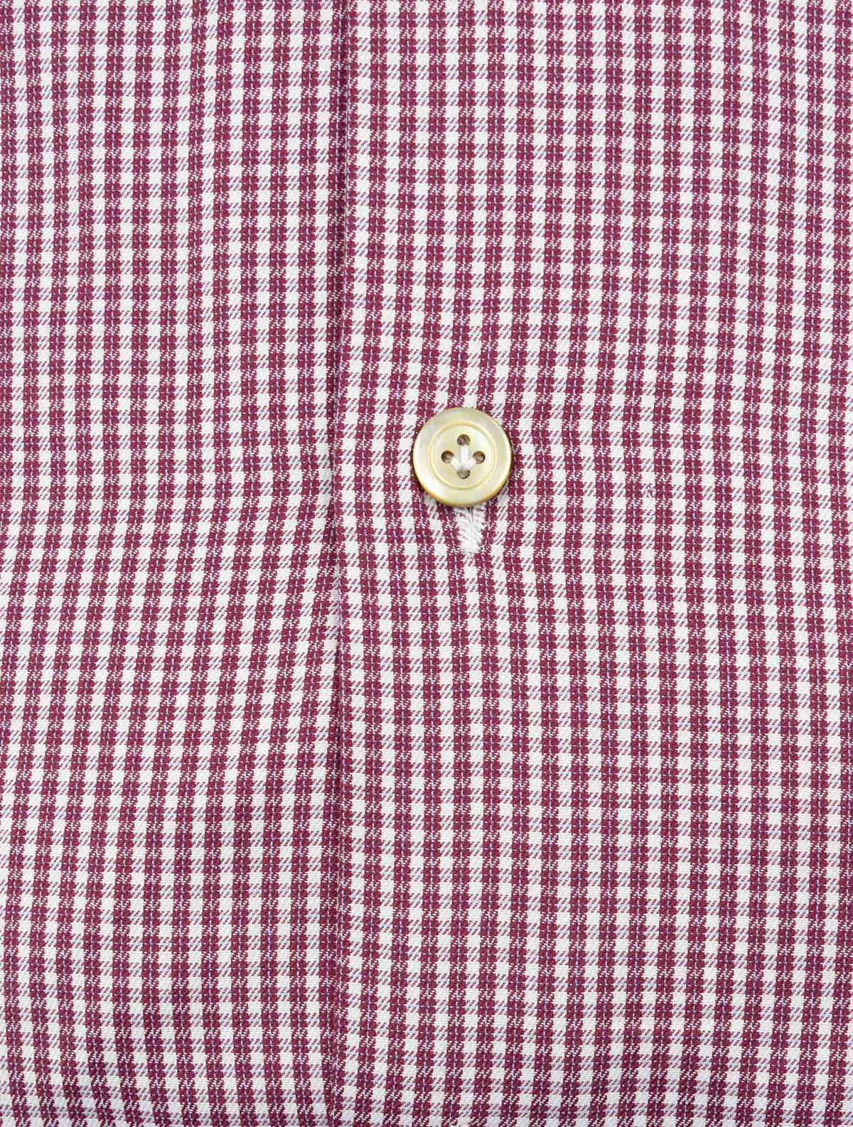 Kiton Red White Cotton Shirt 3