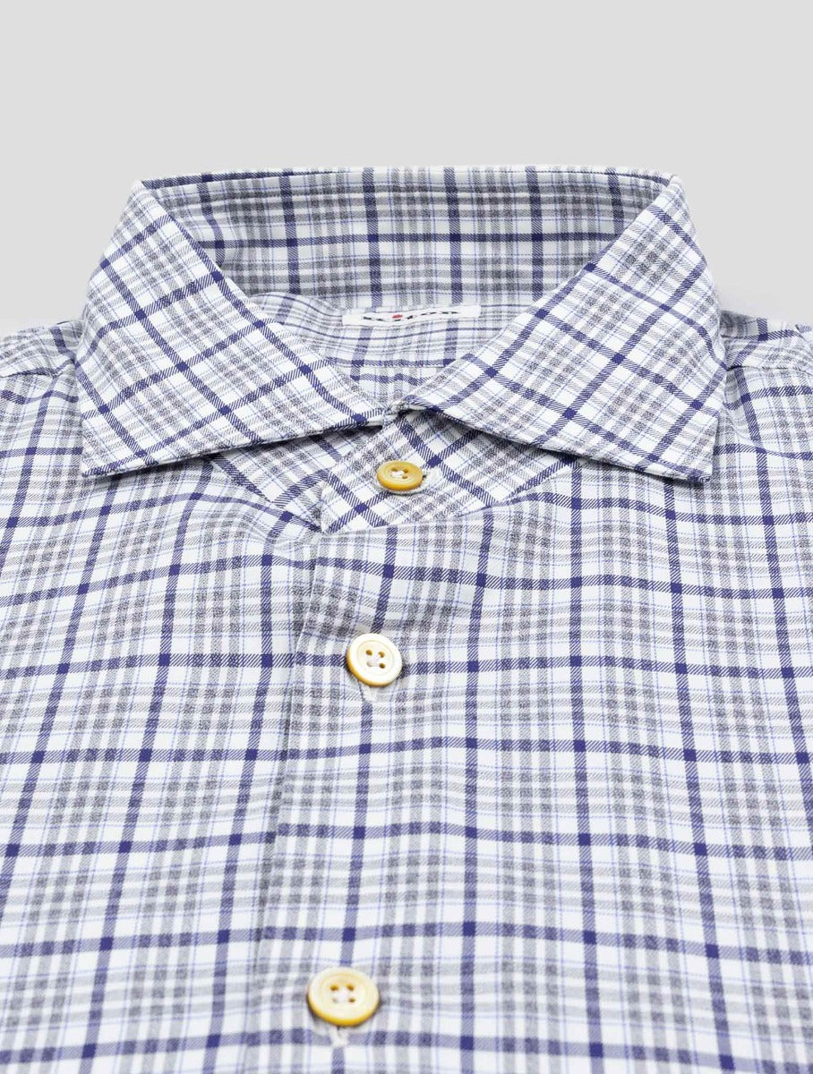 Kiton Multicolor Cotton Shirt