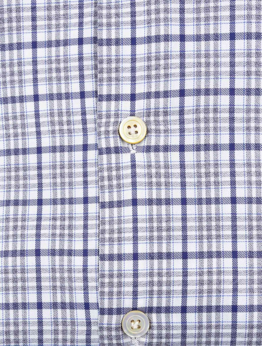Kiton Multicolor Cotton Shirt