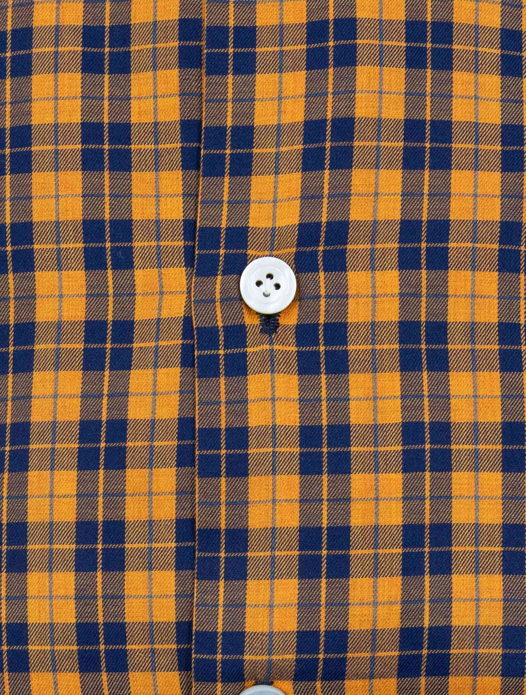 Kiton Orange Blue Cotton Shirt 3