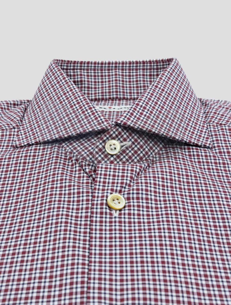 Kiton Multicolor Cotton Shirt