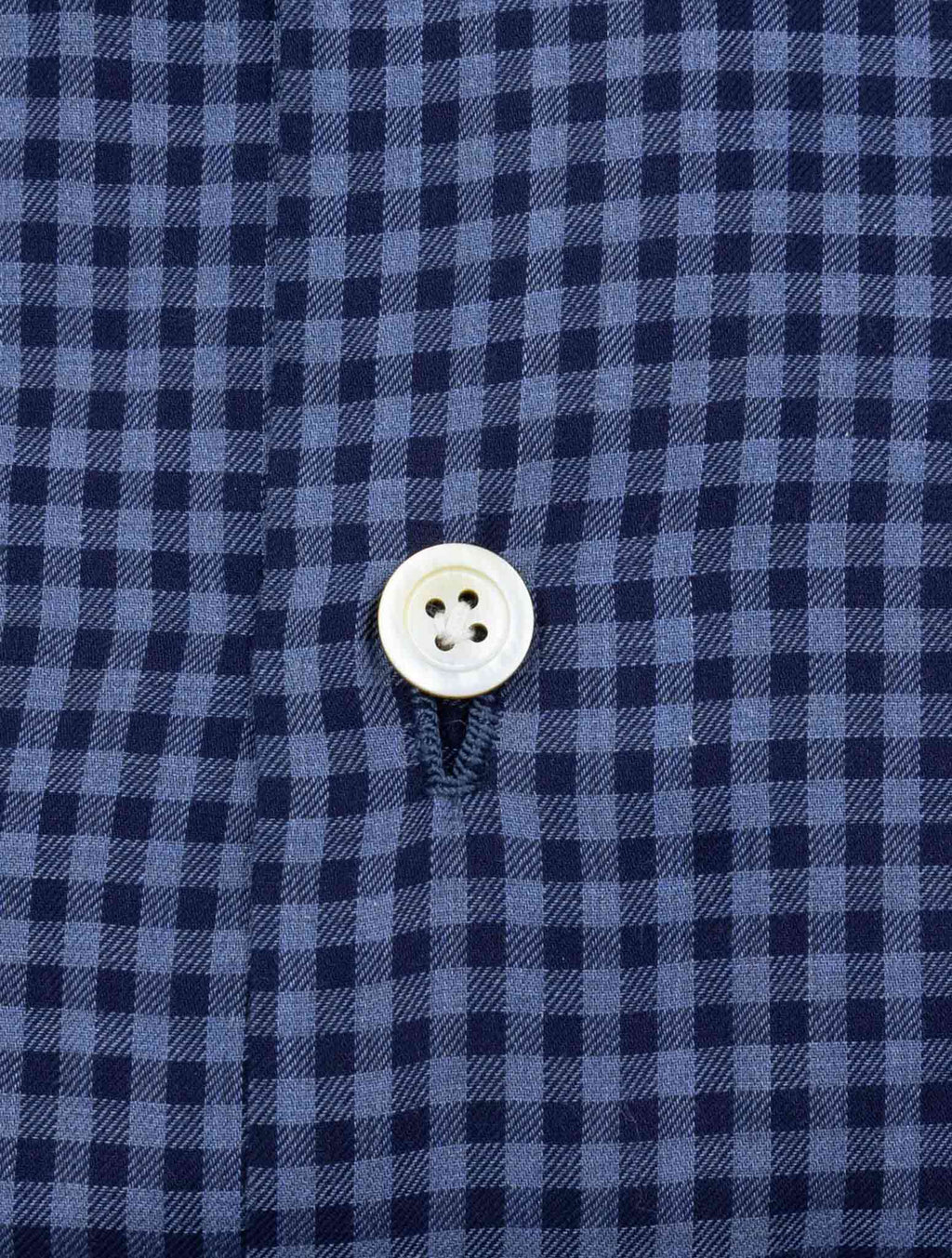 Kiton Blue Cotton Shirt 3