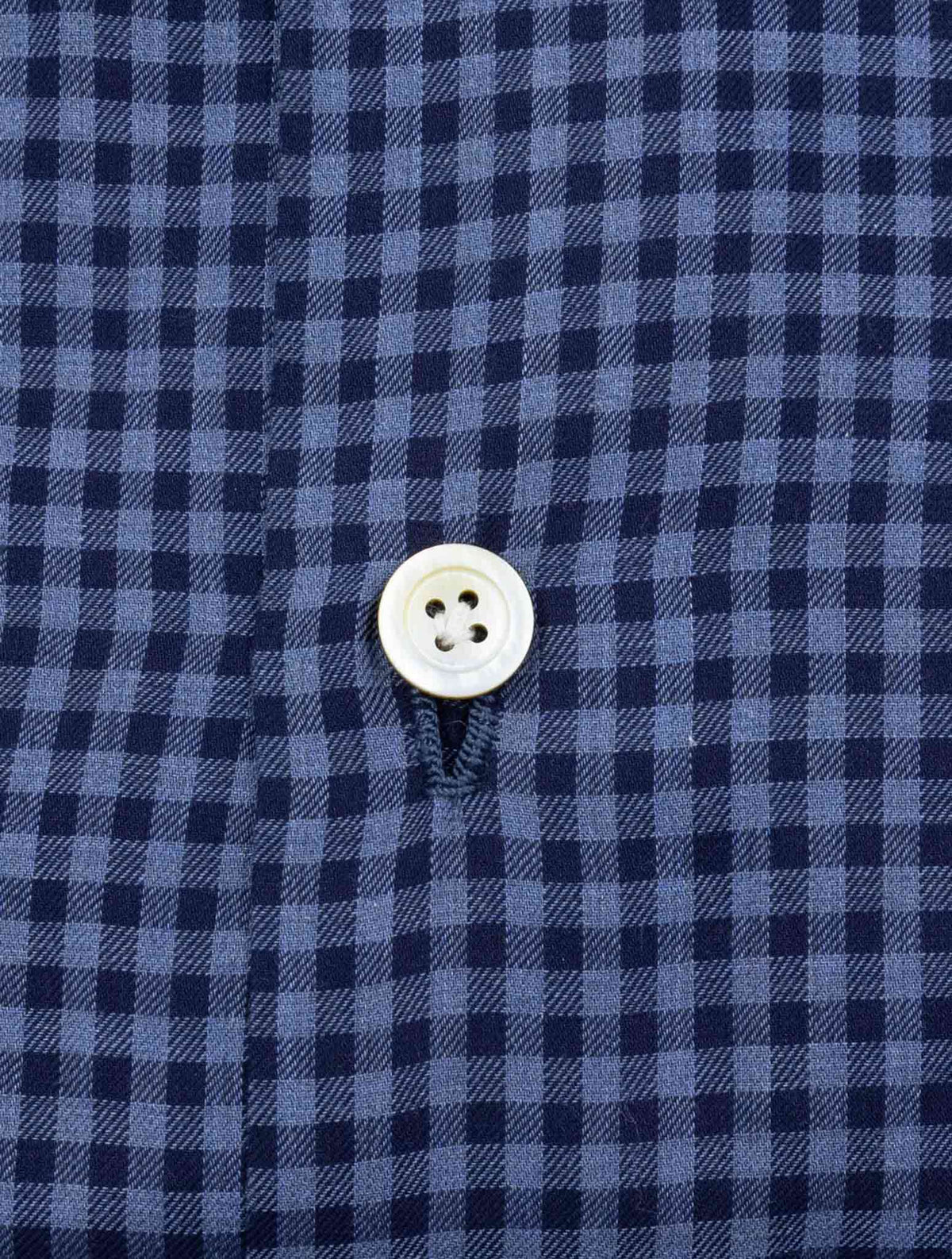 Kiton Blue Cotton Shirt 3