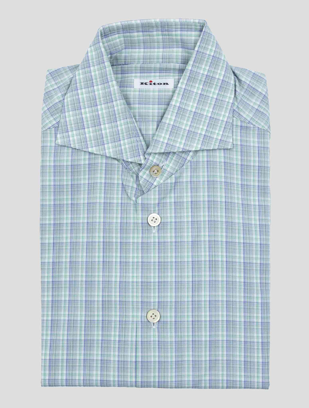 Kiton Multicolor Cotton Shirt 1