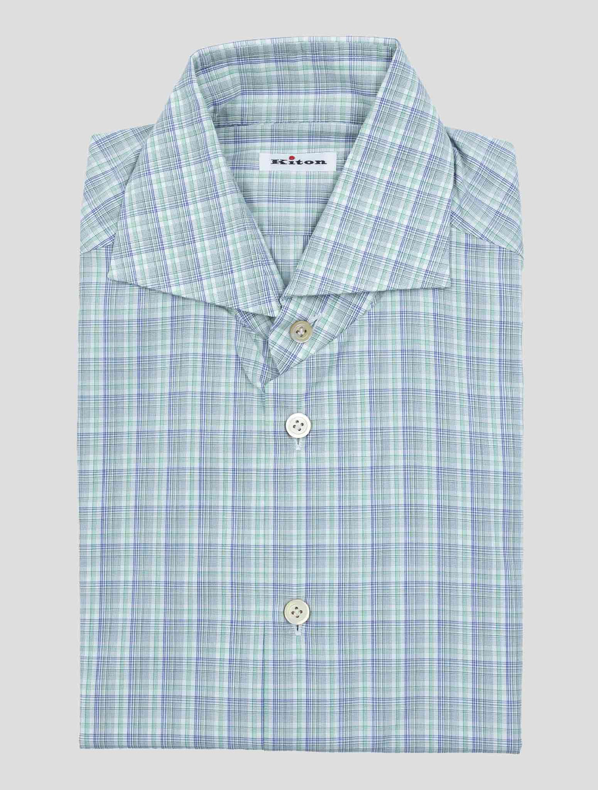 Kiton Multicolor Cotton Shirt 1