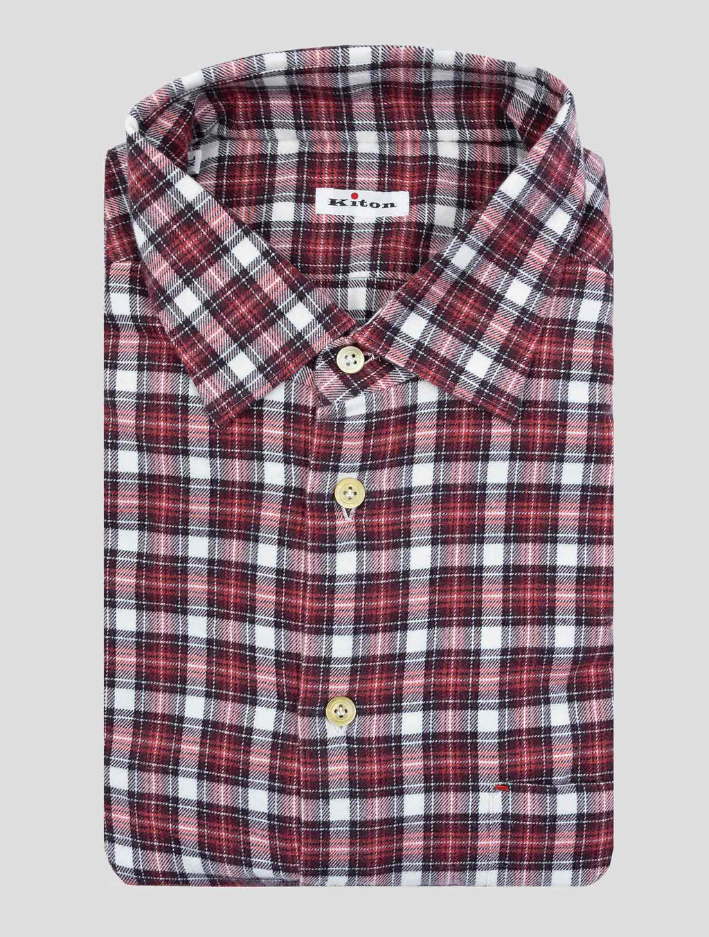 Kiton Multicolor Cotton Shirt 1