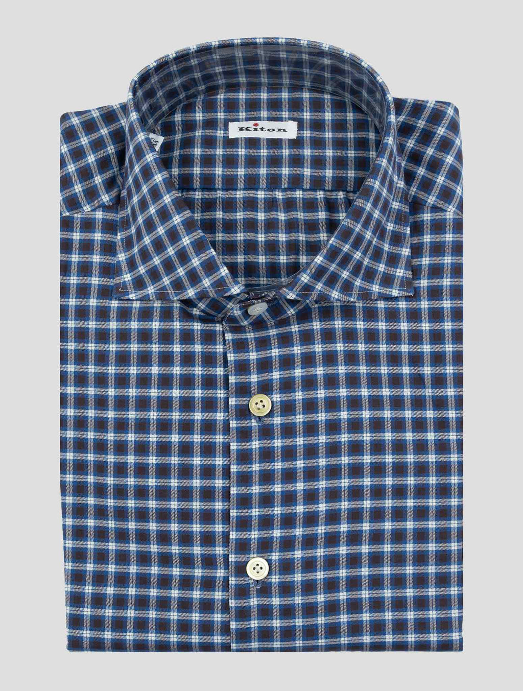 Kiton Multicolor Cotton Shirt 1