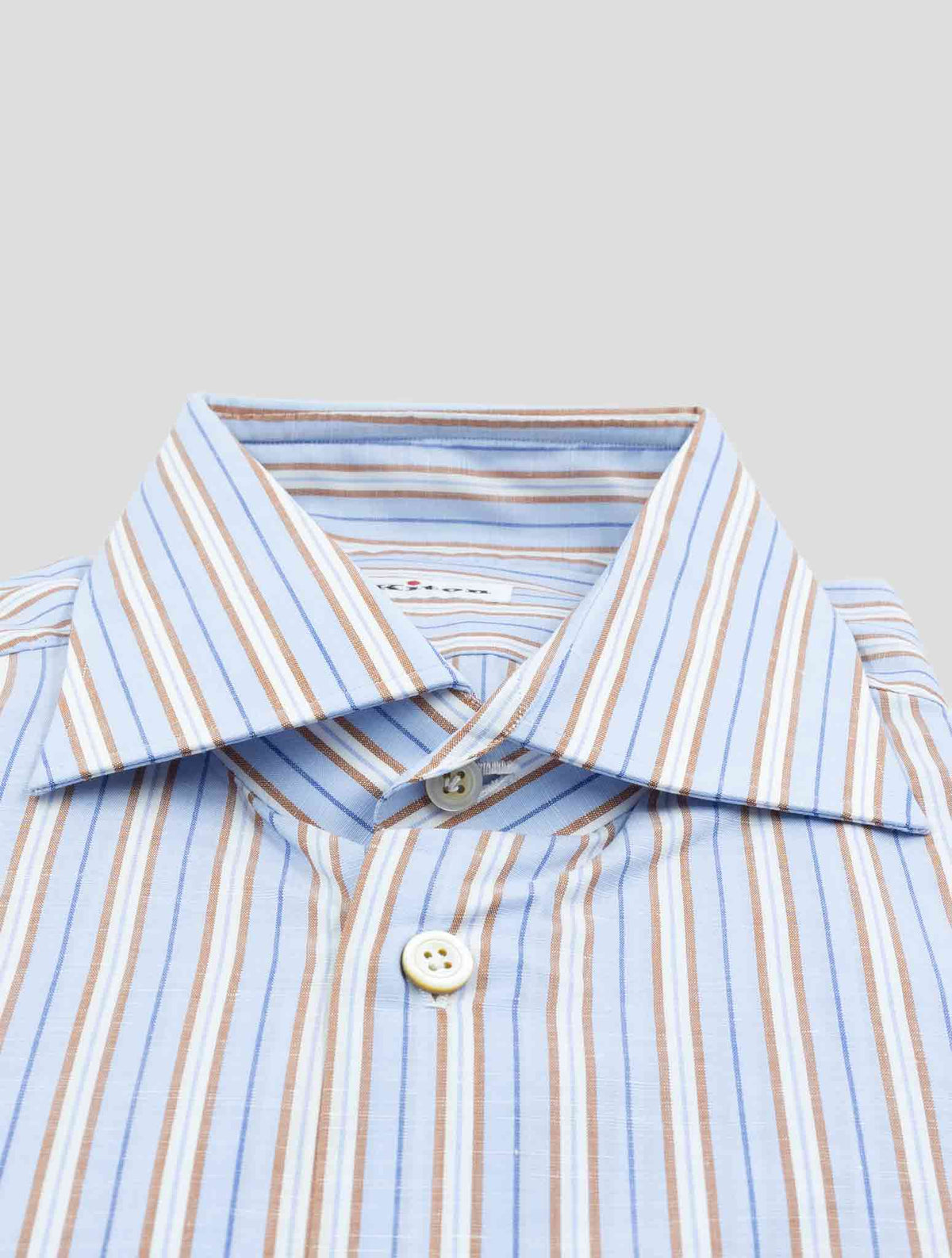 Kiton Multicolor Cotton Linen Shirt 2