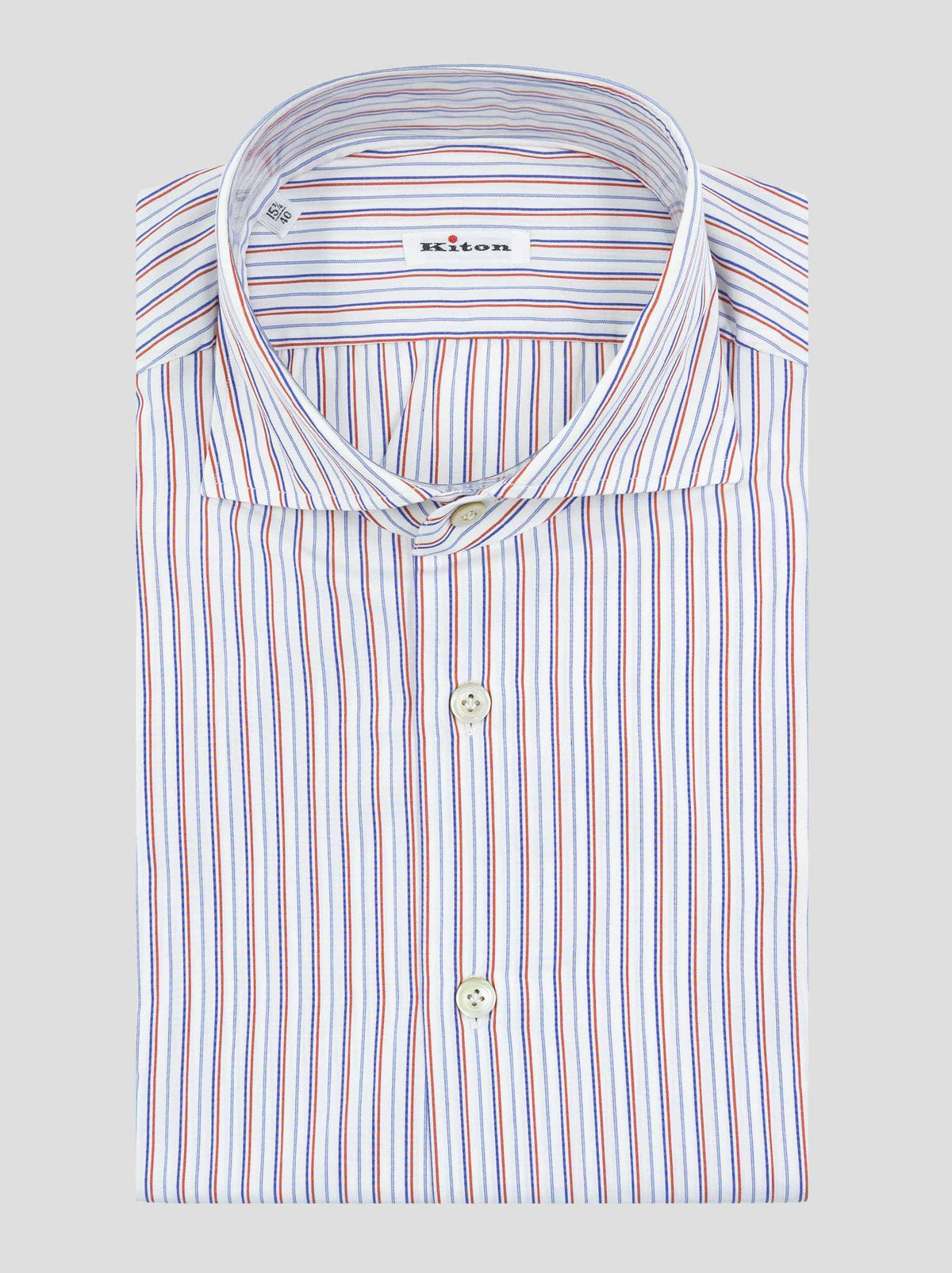 Kiton Multicolor Cotton Shirt 1