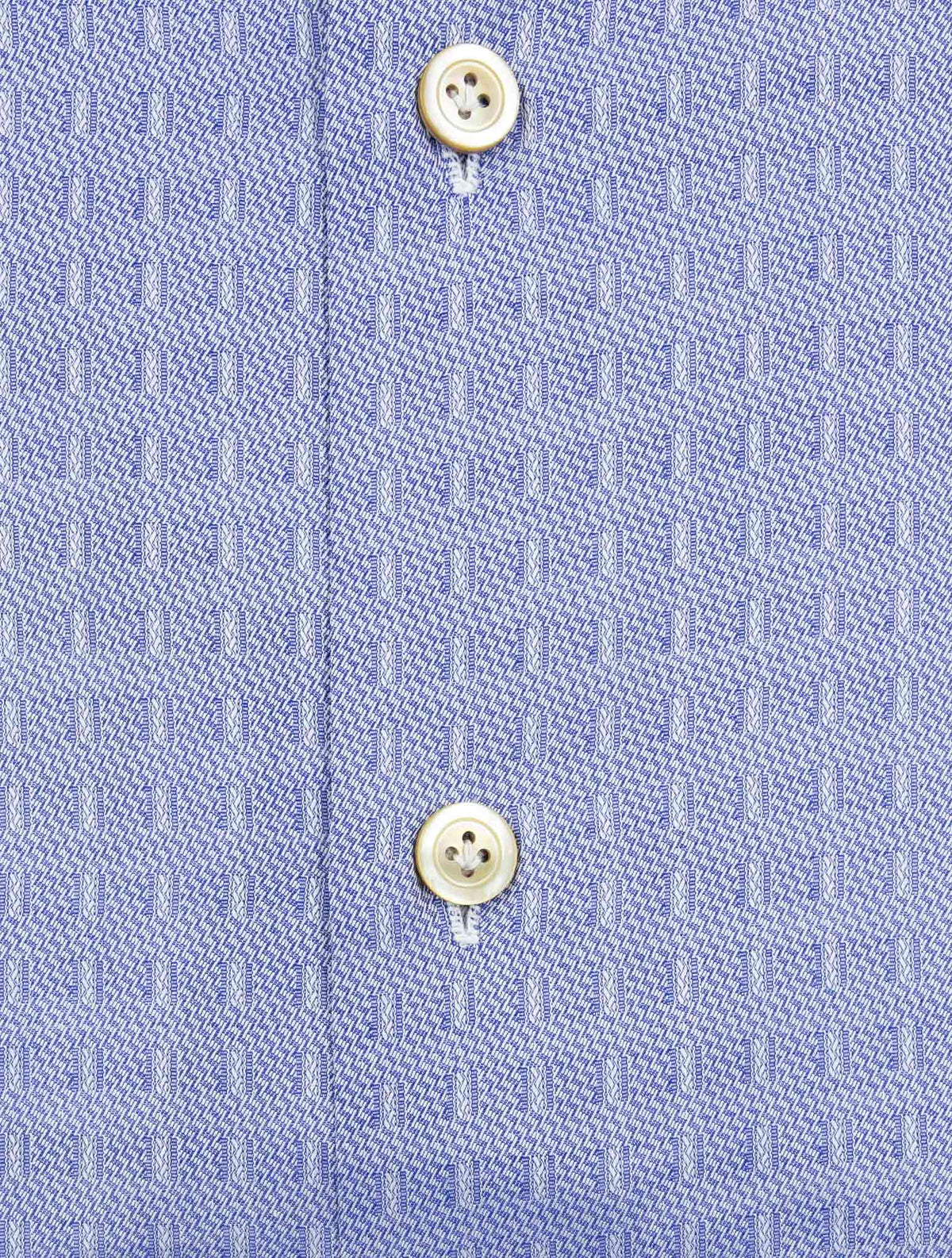 Kiton Blue Cotton Shirt 3