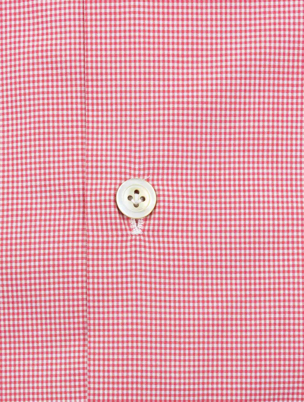 Kiton Red White Cotton Shirt 3