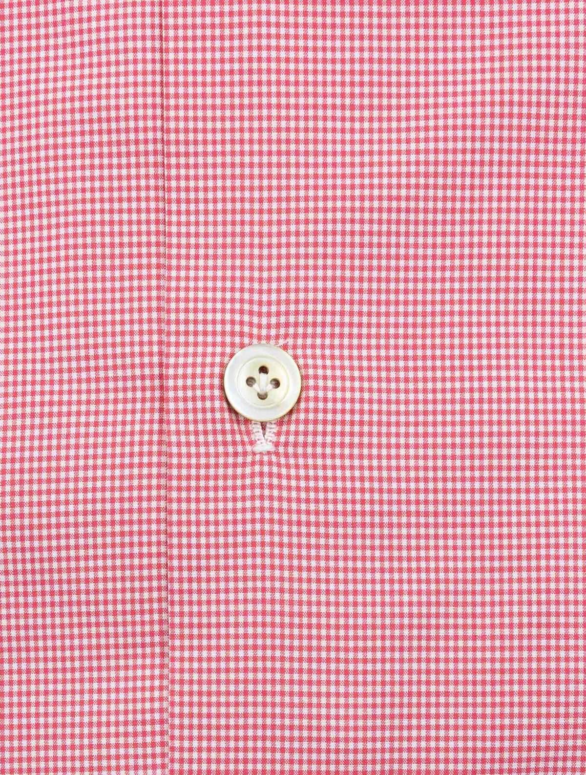 Kiton Red White Cotton Shirt 3