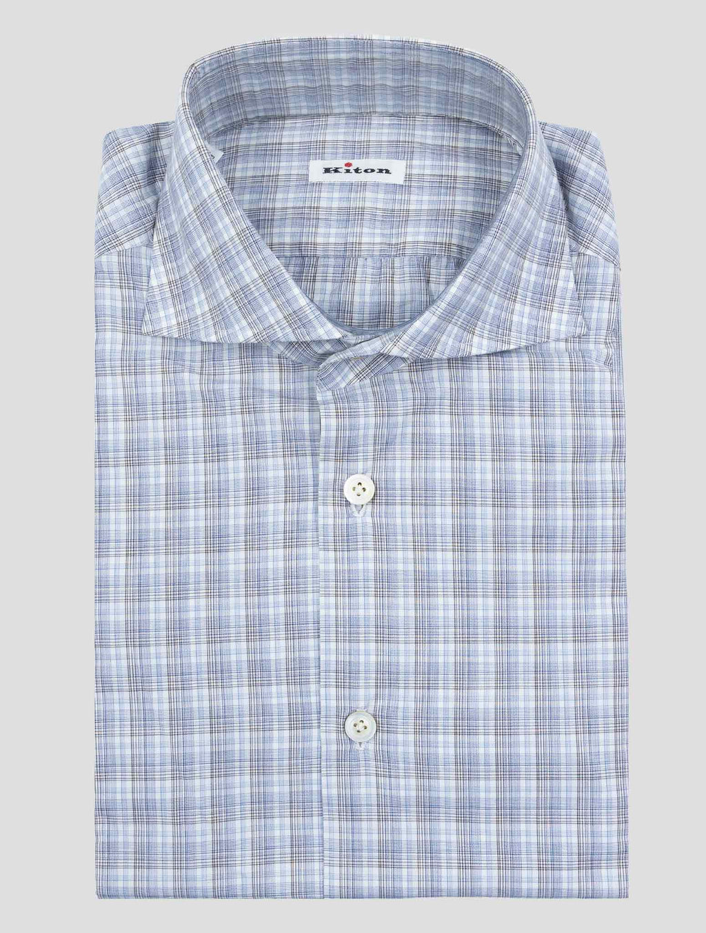 Kiton Multicolor Cotton Shirt 1