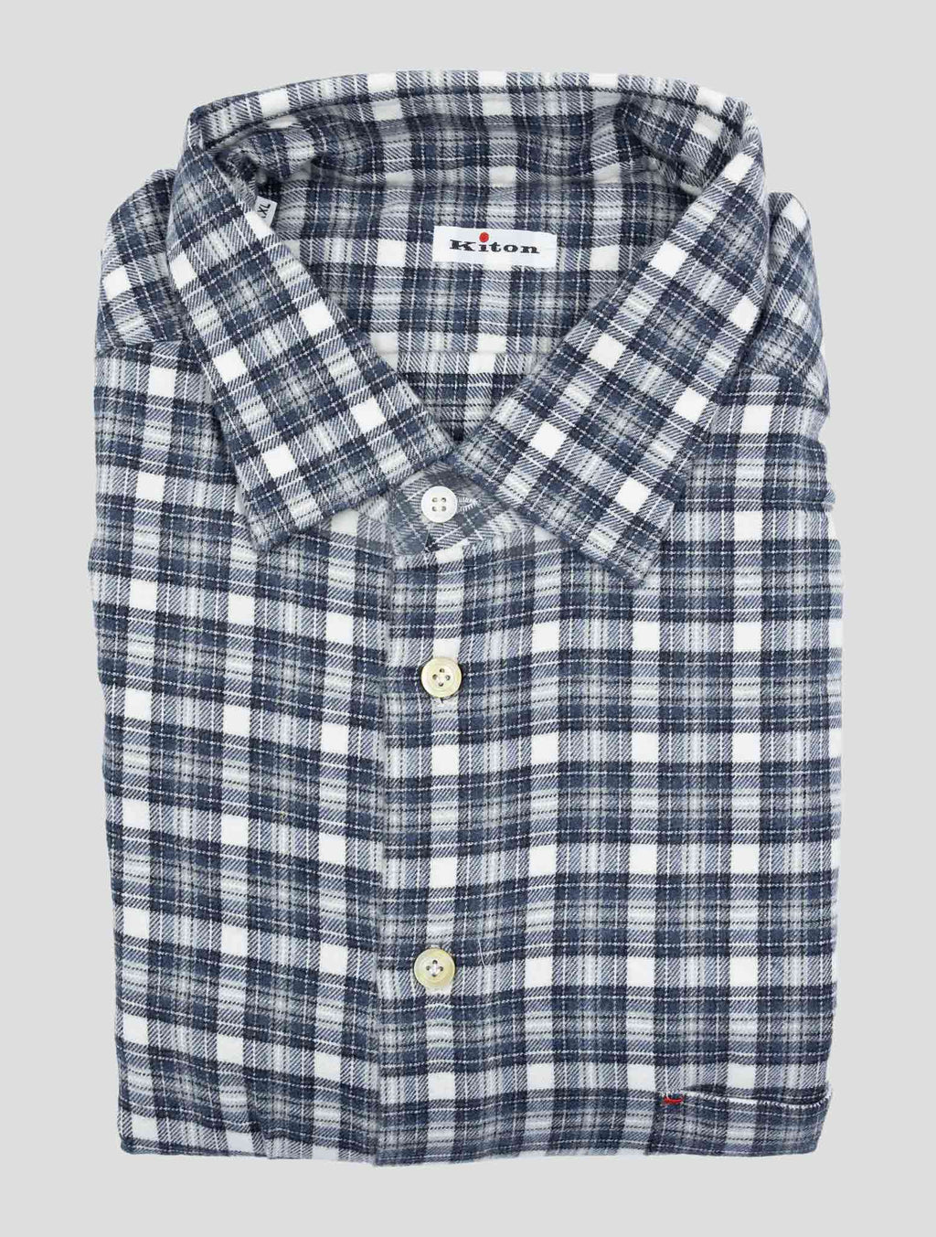 Kiton Multicolor Cotton Shirt 1