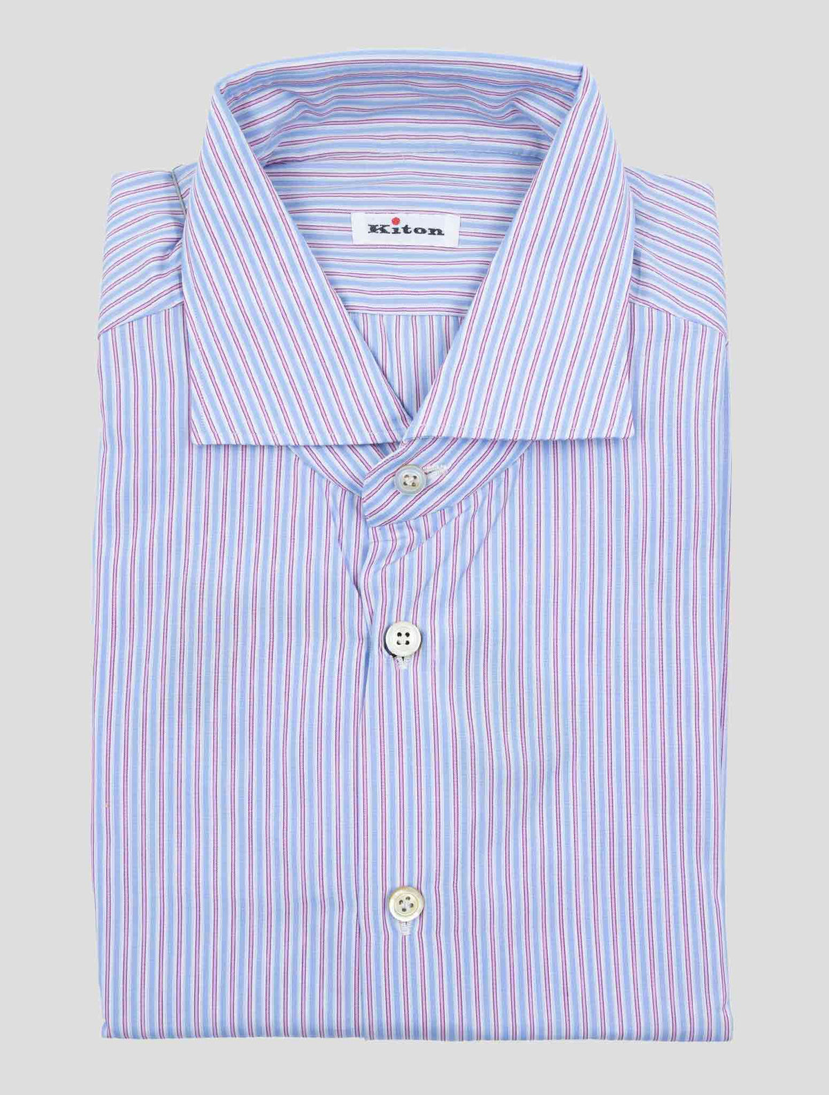 Kiton Multicolor Cotton Shirt 1