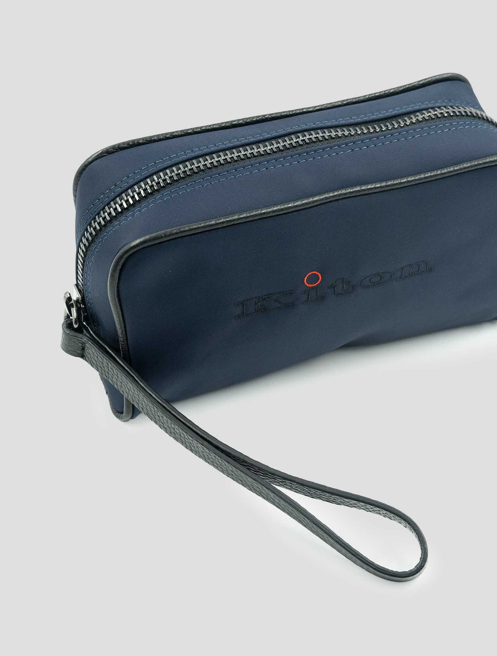 Kiton Blue Navy Pa Pochette