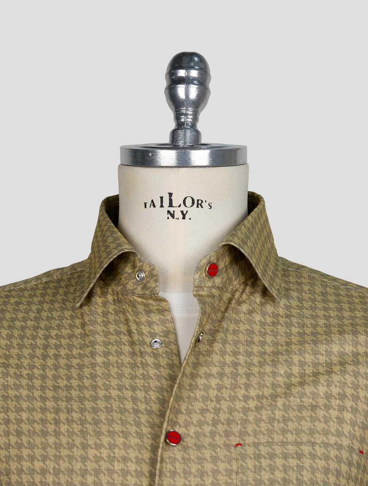 Kiton Green Cotton Shirt 4