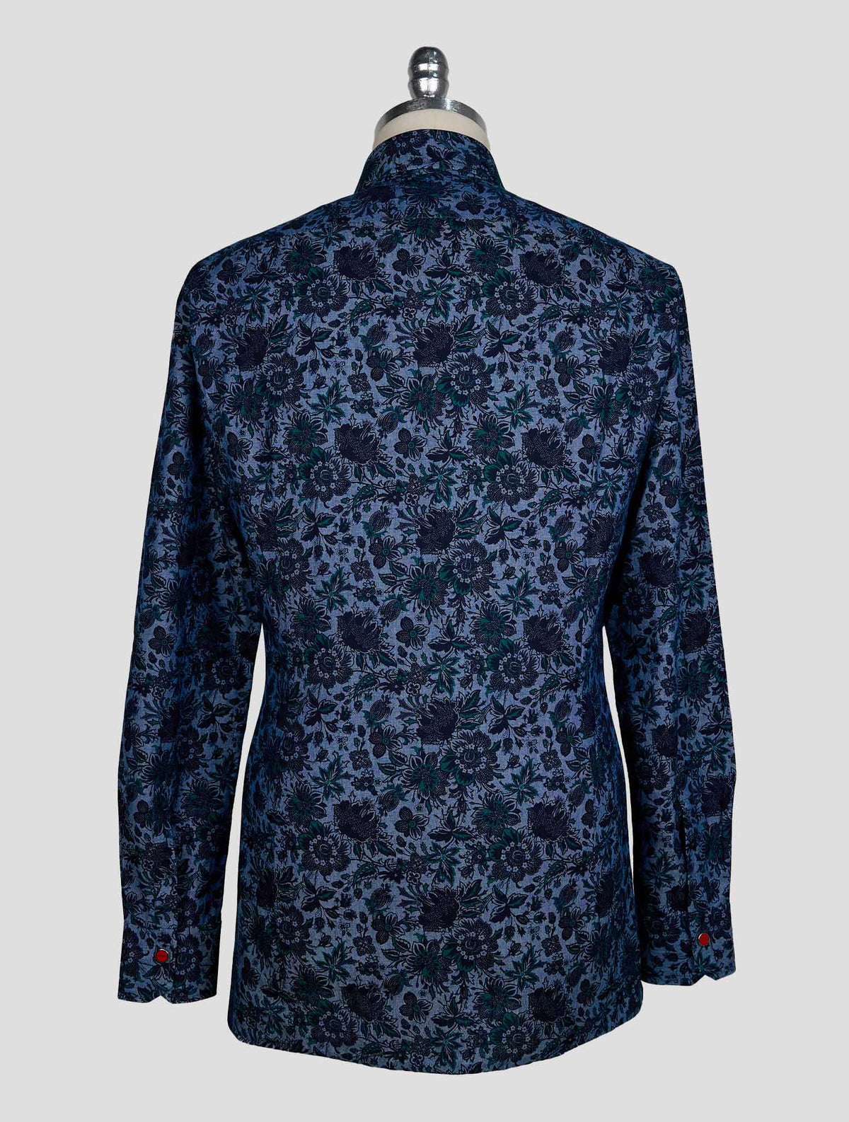 Kiton Blue Green Cotton Shirt 3