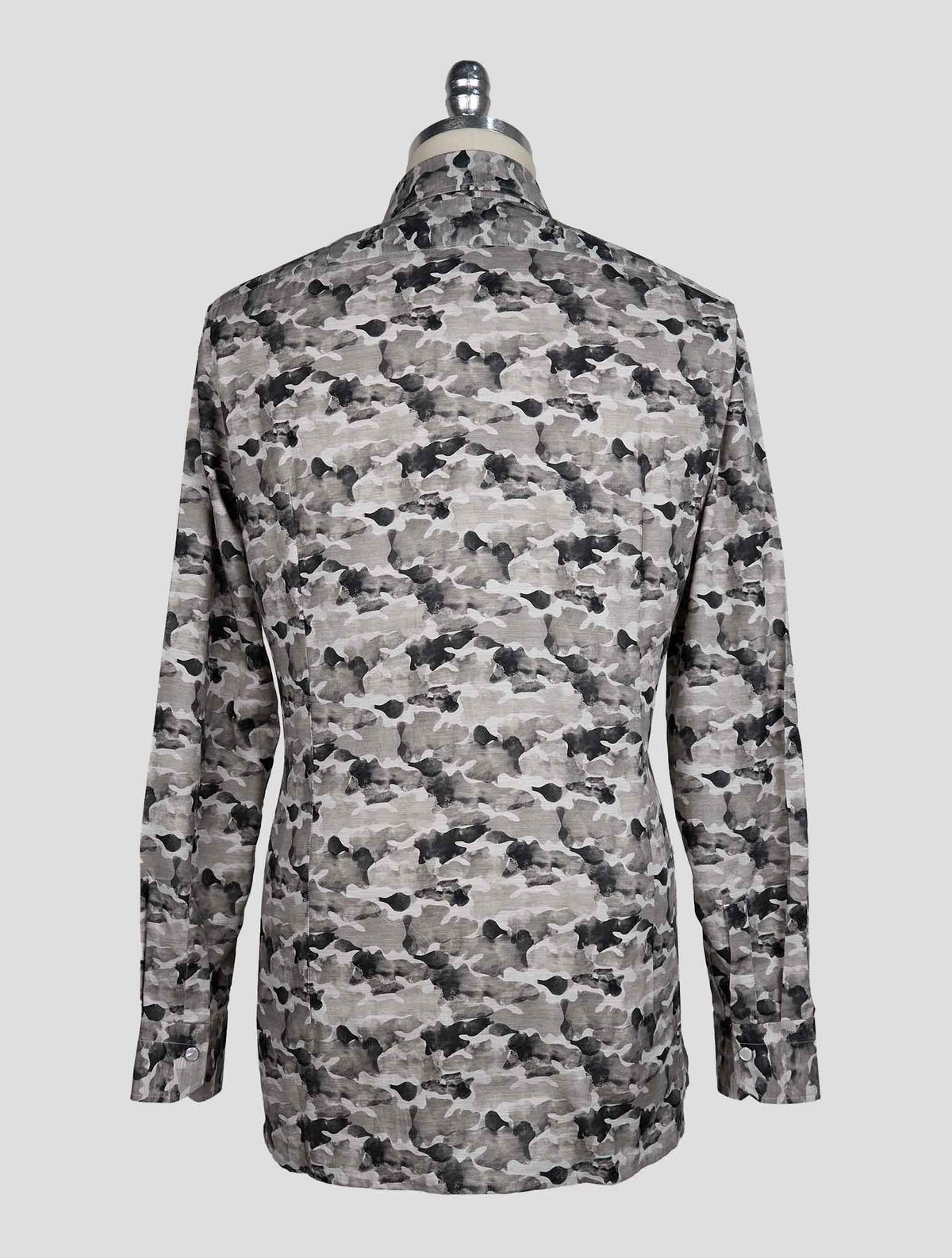 Kiton Gray Cotton Shirt 3