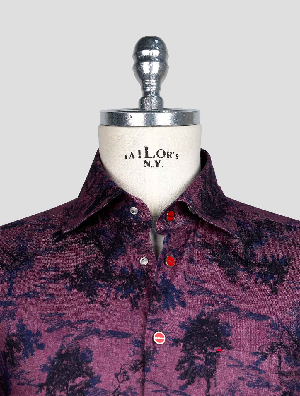 Kiton Violet Cotton Shirt 4