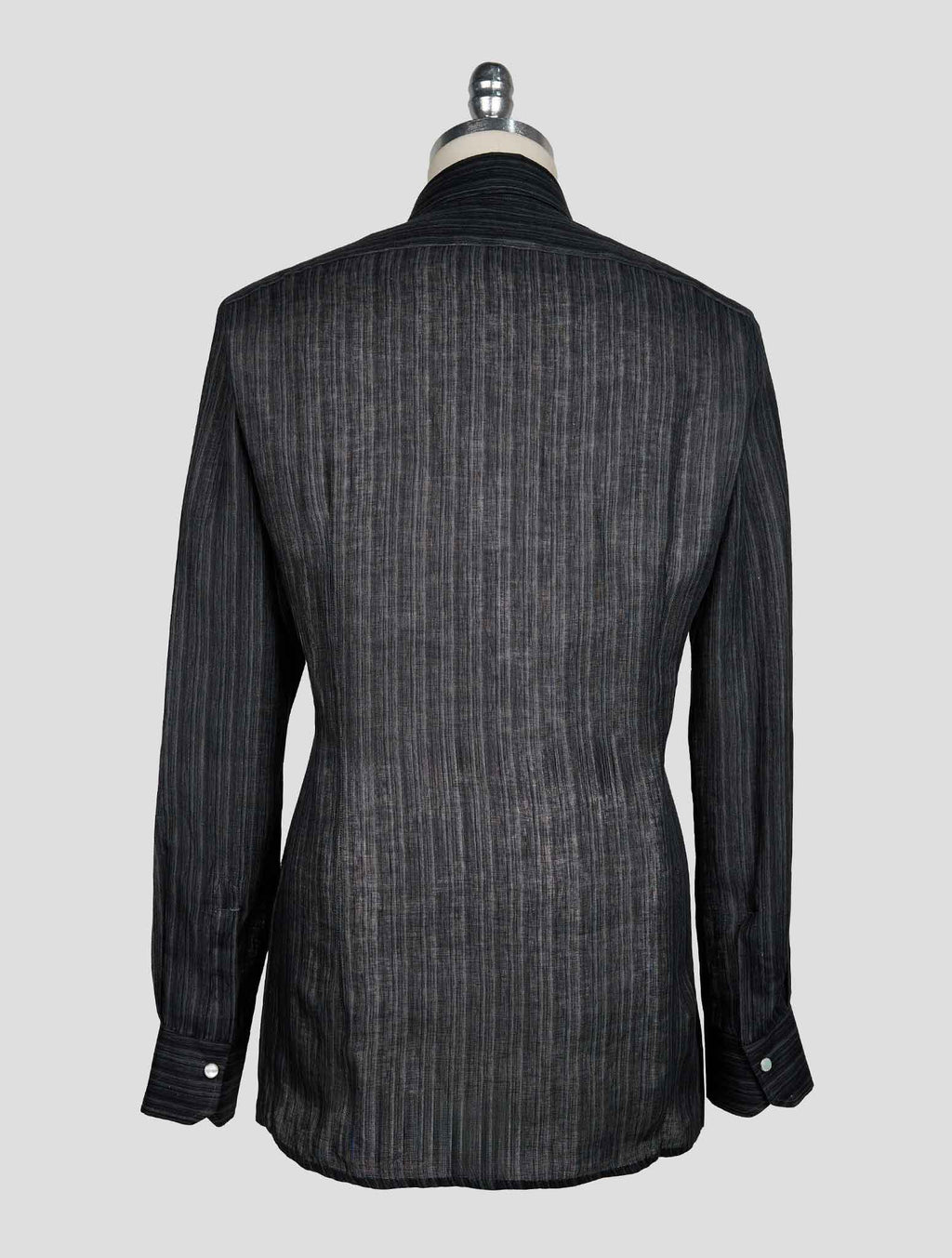 KITON GRAY LINEN SHIRT 3