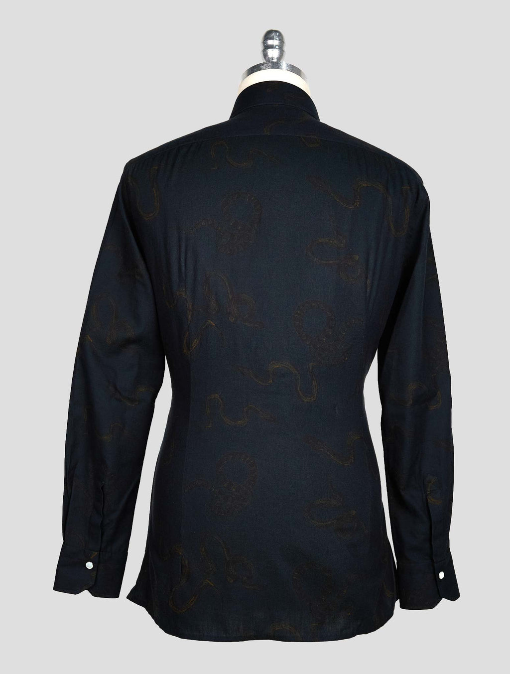 KITON BLUE COTTON SHIRT 3