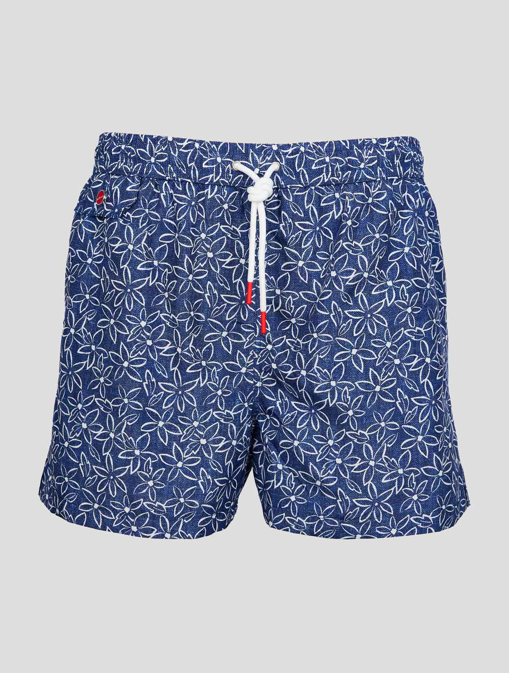 Blue White PL Swim Trunks 1
