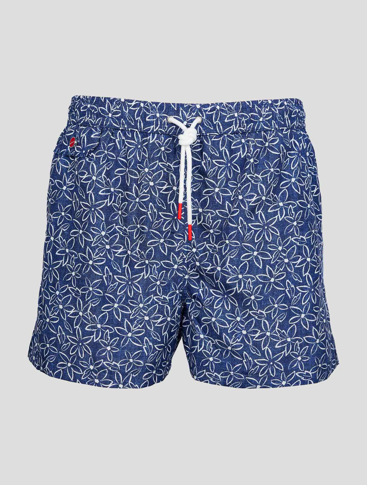 Blue White PL Swim Trunks 1