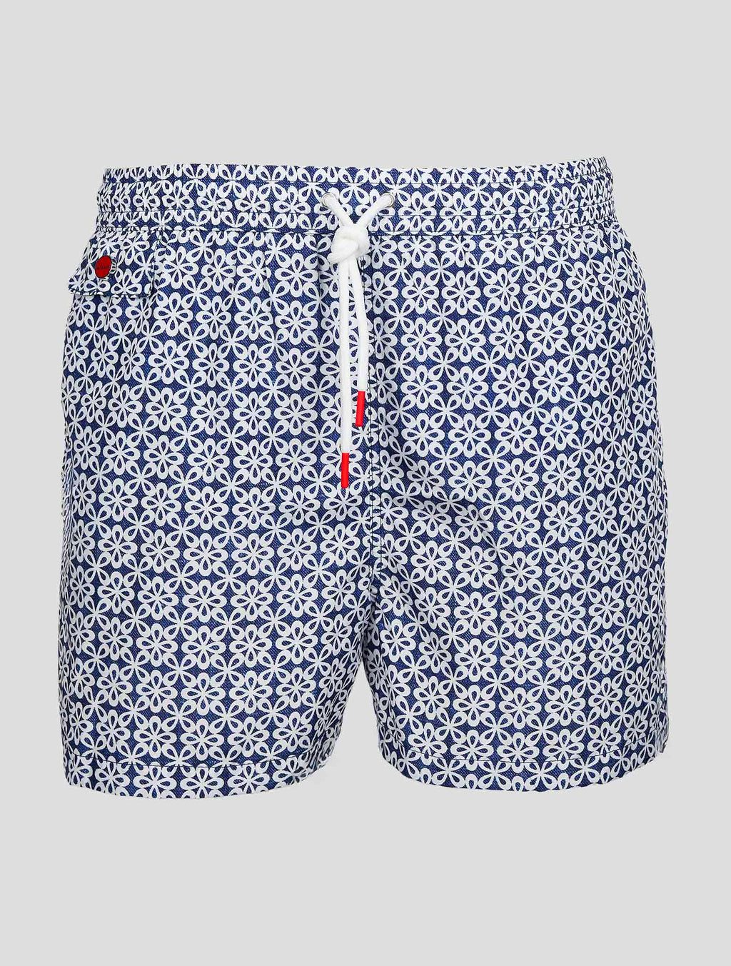 Blue White PL Swim Trunks 1