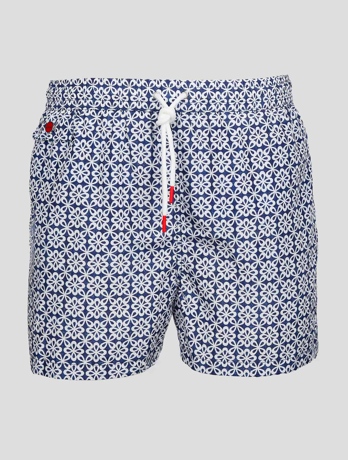 Blue White PL Swim Trunks 1