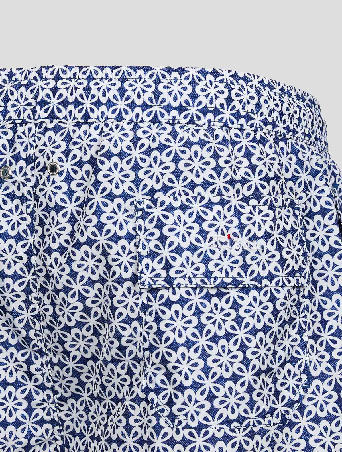 Blue White PL Swim Trunks 5