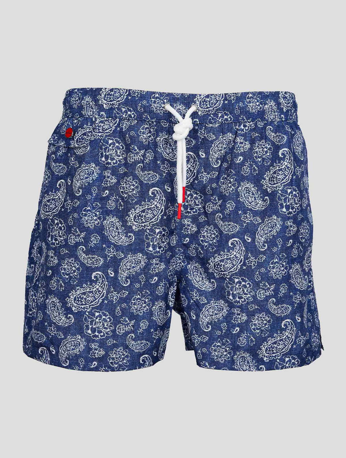 Blue White PL Swim Trunks 1