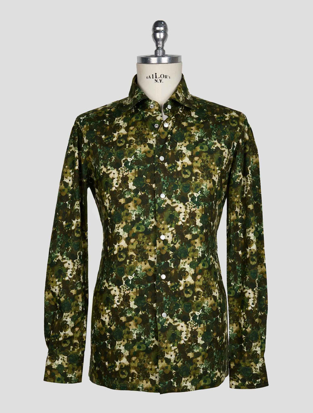 Kiton Multicolor Cotton Shirt 1