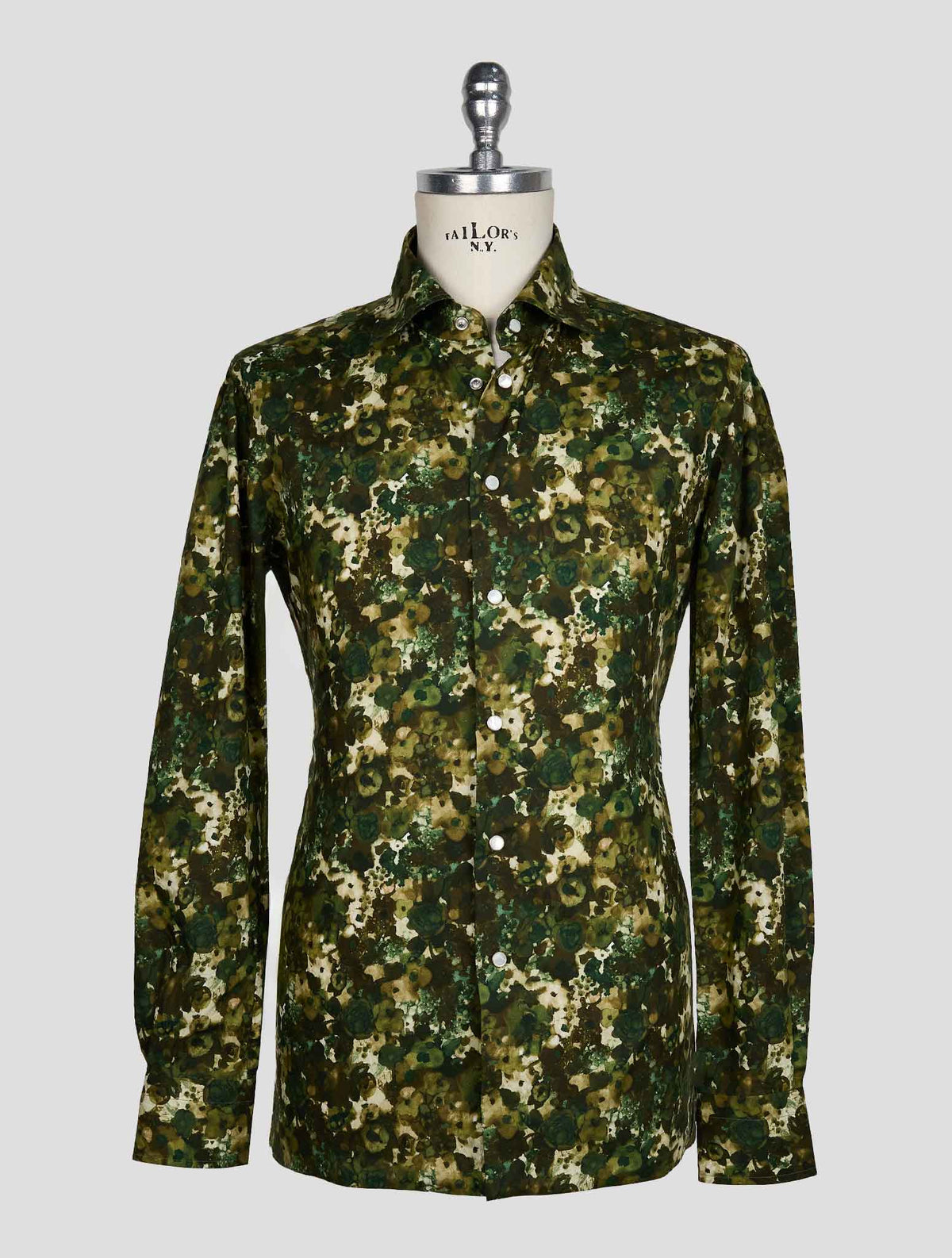 Kiton Multicolor Cotton Shirt 1