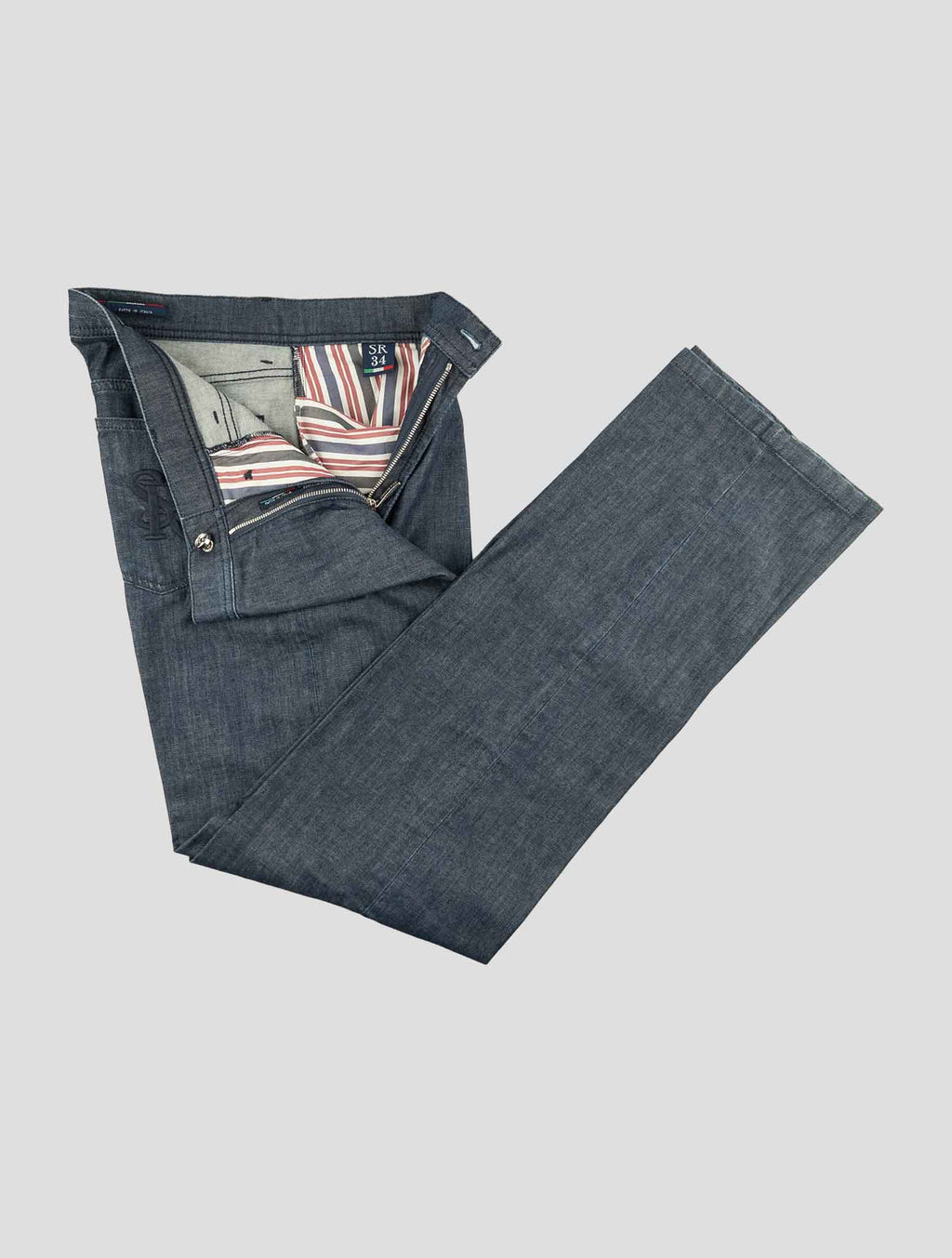 Stefano Ricci Blue Cotton Ea Jeans 2