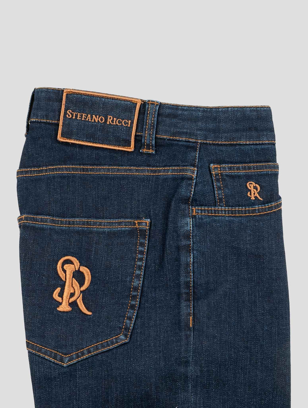 Stefano Ricci Blue Cotton Ea Jeans 3