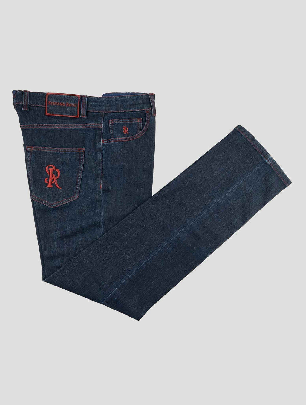 Stefano Ricci Blue Cotton Pl Ea Jeans 1